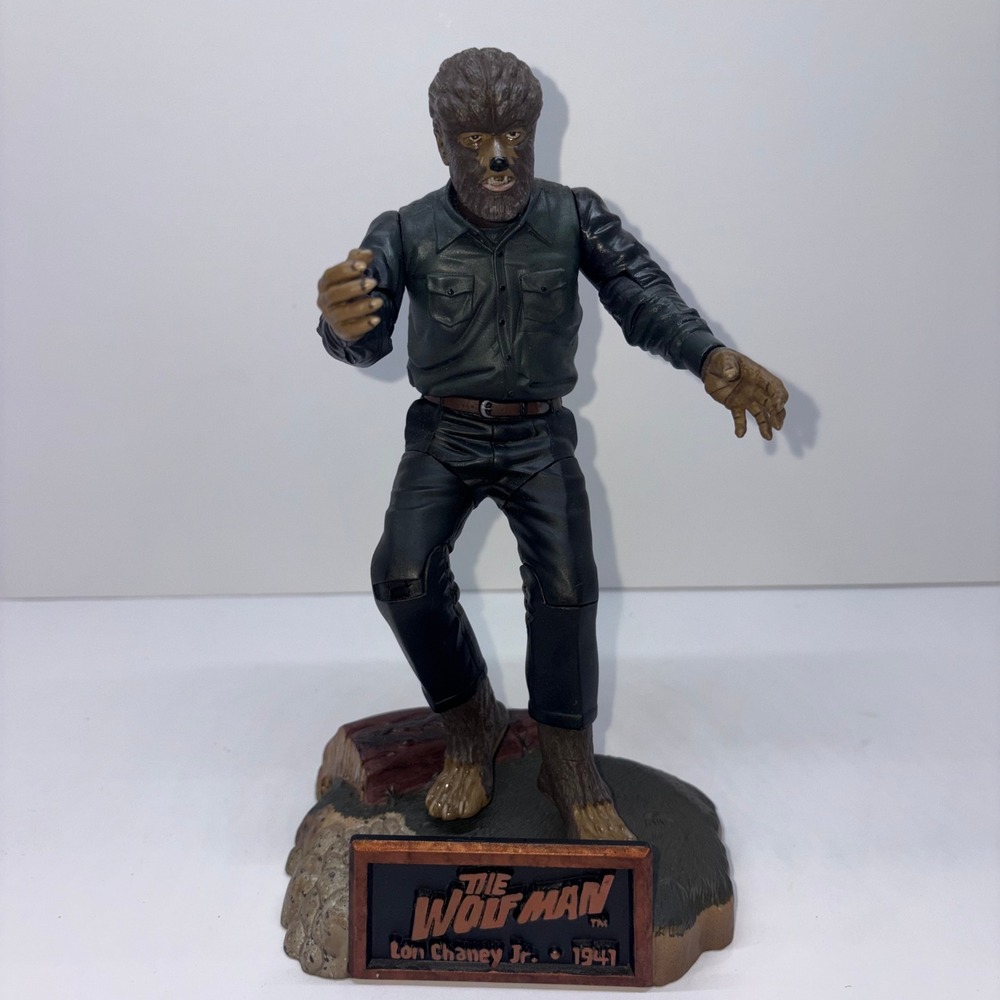 Vintage 1998 Sideshow The Wolf Man Action Figure Green Black